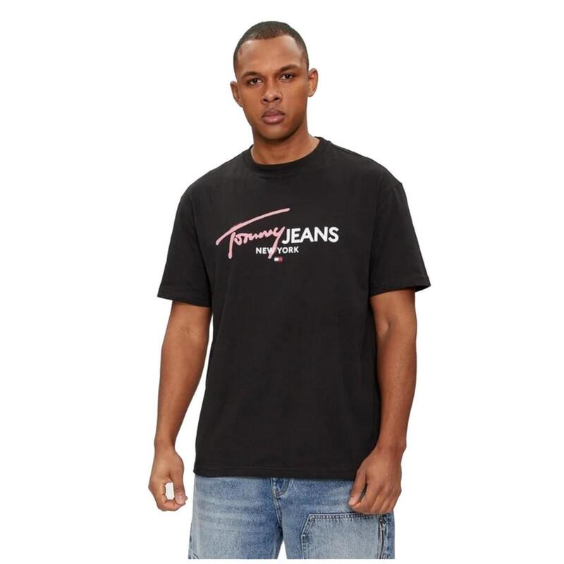 Camisetas para Hombre Tommy hilfiger  Negro