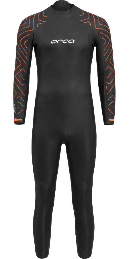 Freiwasserschwimmen Neoprenanzug flexibel thermo Herren - Vitalis TRN schwarz 1/7