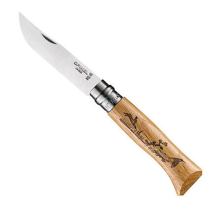 Taschenmesser Animalia 08 Tier Motiv Klapp Messer Camping Edelstahl Holz