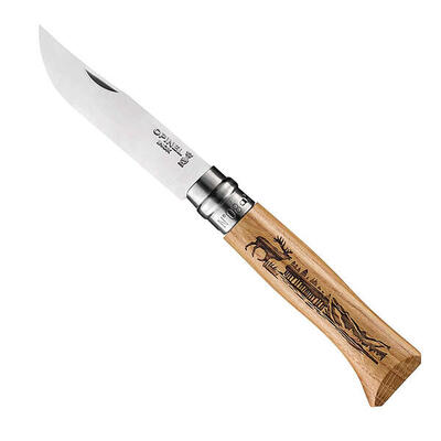 Taschenmesser Animalia 08 Tier Motiv Klapp Messer Camping Edelstahl Holz
