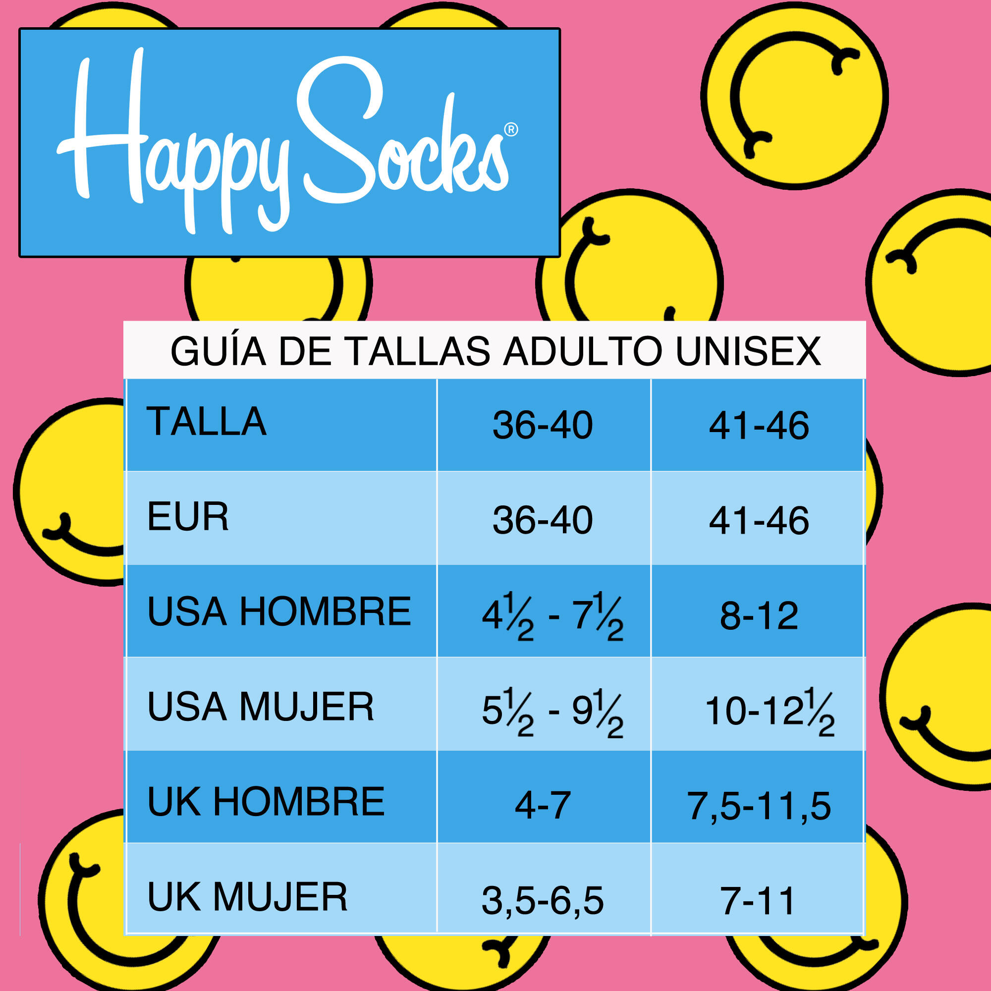 Meias Happy socks modelo GES01-6500 para unissex 3/3