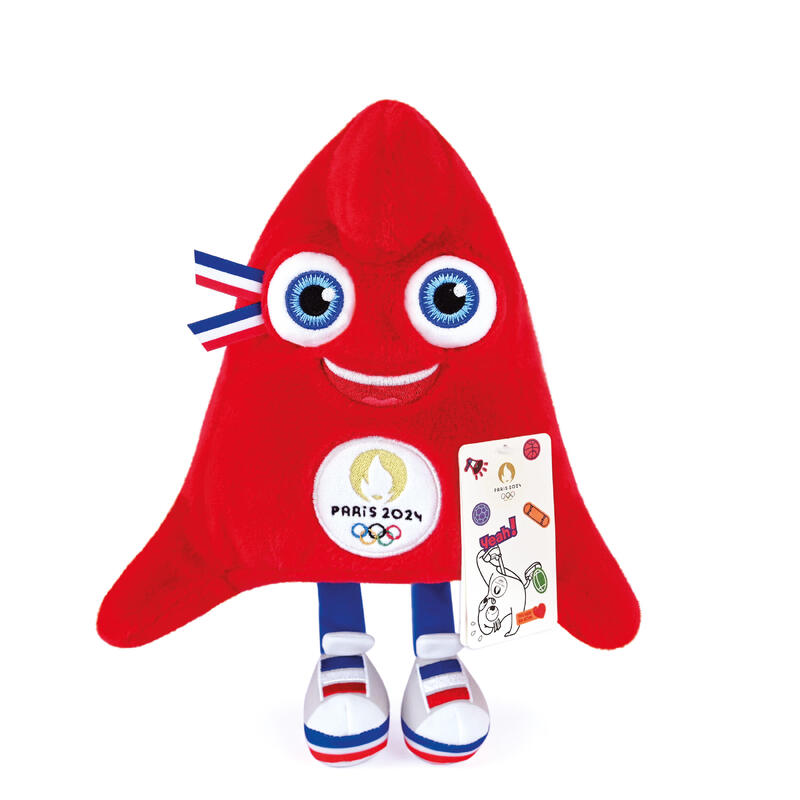 Mascotte 25 cm peluche Phryges Jeux Olympiques et Paralympiques PARIS 2024