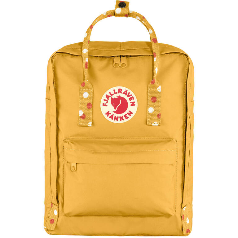 Fjallraven Kånken Outdoor Backpack Ochre-Confetti handle