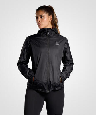 Damen Windbreaker Tennis/Padel Schwarz