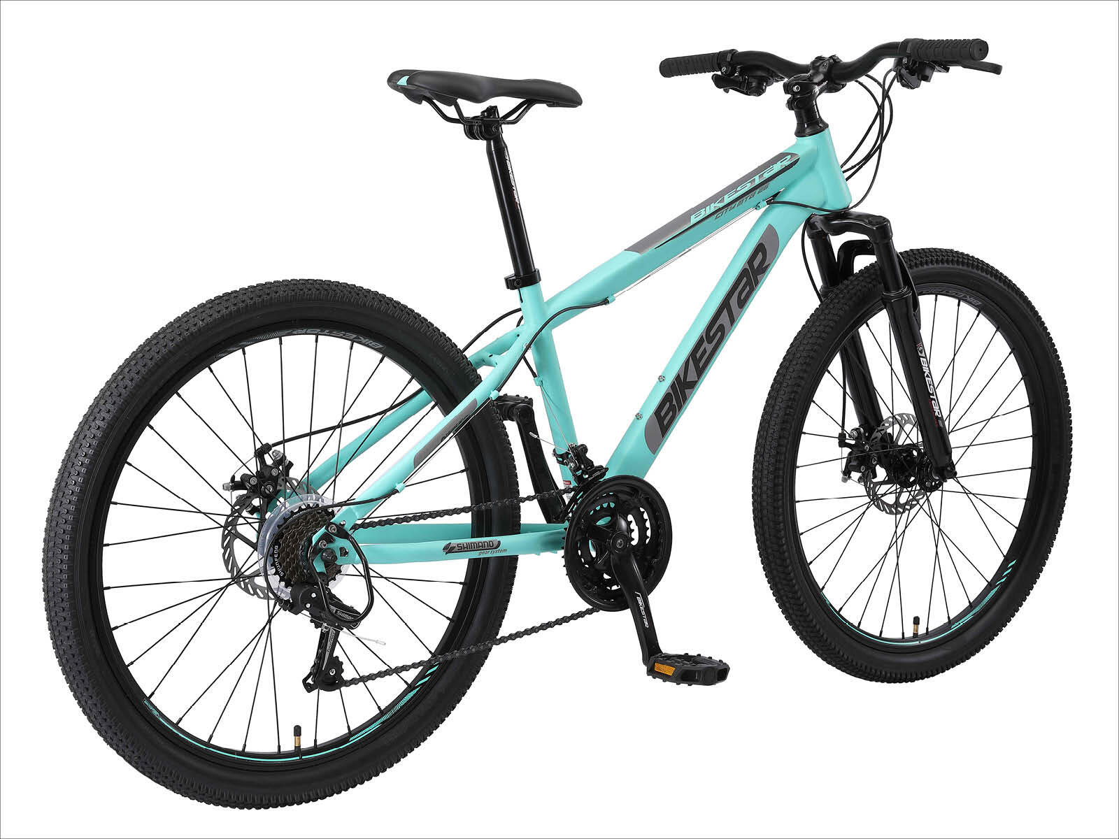 MTB fiets 26", hardtail, 21 versnellingen, schijfremmen 3/7