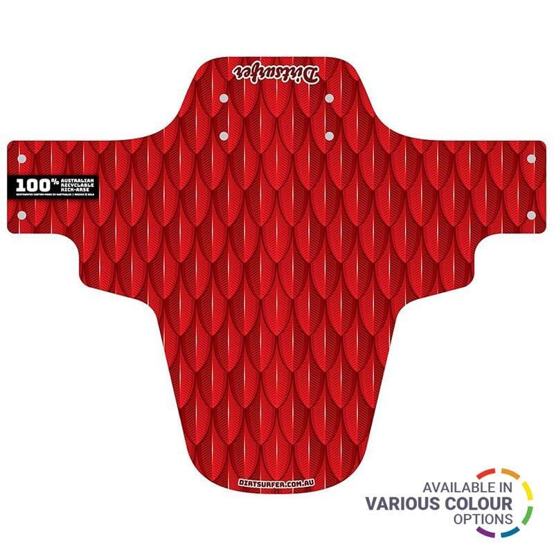 Dirtsurfer Mudguard - Scales Red