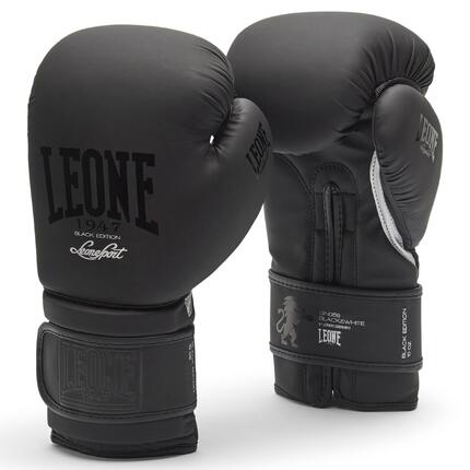 Gants de Boxe Black and white LEONE