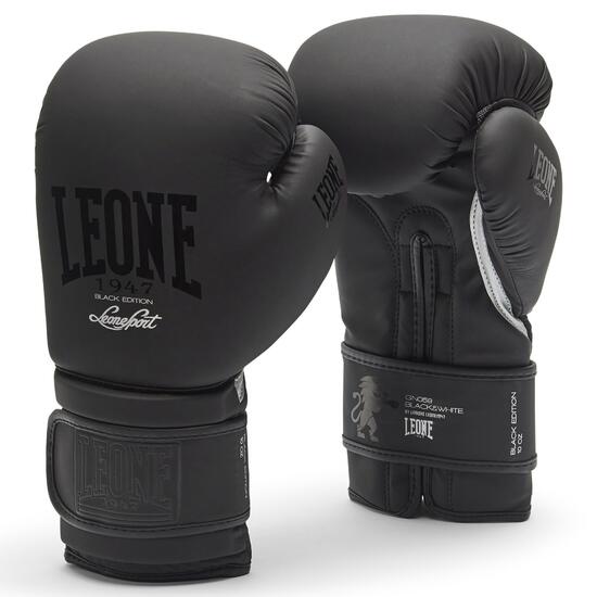 LEONE gants de boxe BLACK Edition 16 oz