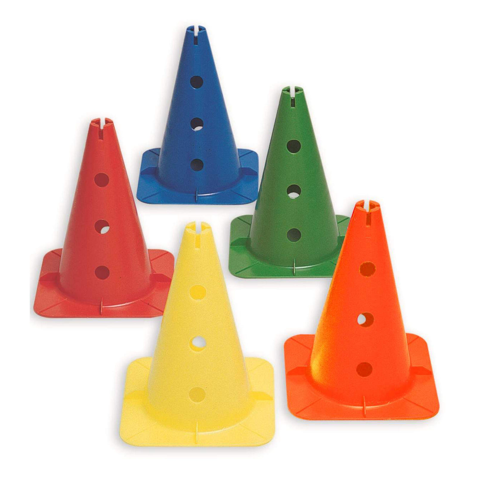 AMAYA SPORT Cônes de signalisation en PE de 32cm de haut - Vert 2/6