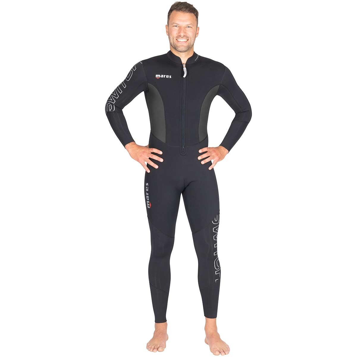 Traje Buceo Switch Hombre Reversible Neopreno 2.5mm Cremallera Frontal 3/5