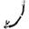 Snorkel Mares - REBEL DRY Black, Alb