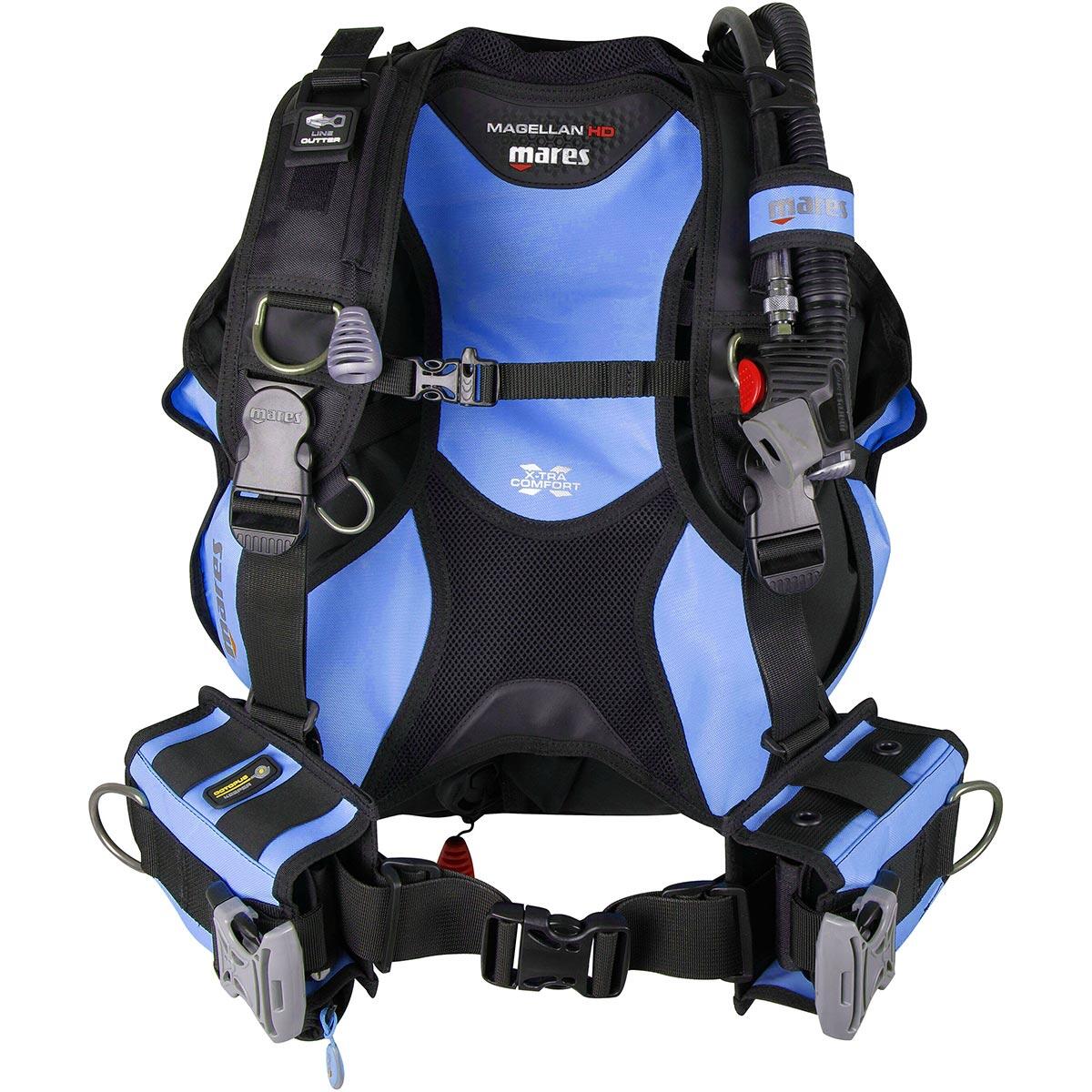 MARES Flügel Stuten MAGELLAN HD blau S 2/3