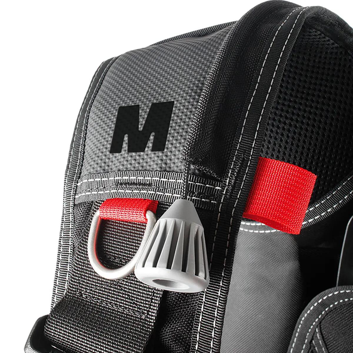 Gilet de estabilização Seac Ego Cordura 1000 Preto/Vermelho 3/5