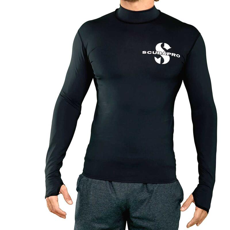 Tricou lung Scubapro - SWIM Black, Barbati, L