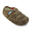 Nuvola unisex slippers in bruine kleur met rubberen zool