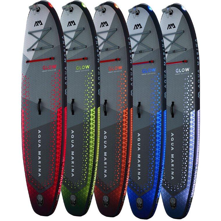 Paddle gonfiabile Aqua Marina Glow 10’4″ – Innovativo SUP luminoso 2/6