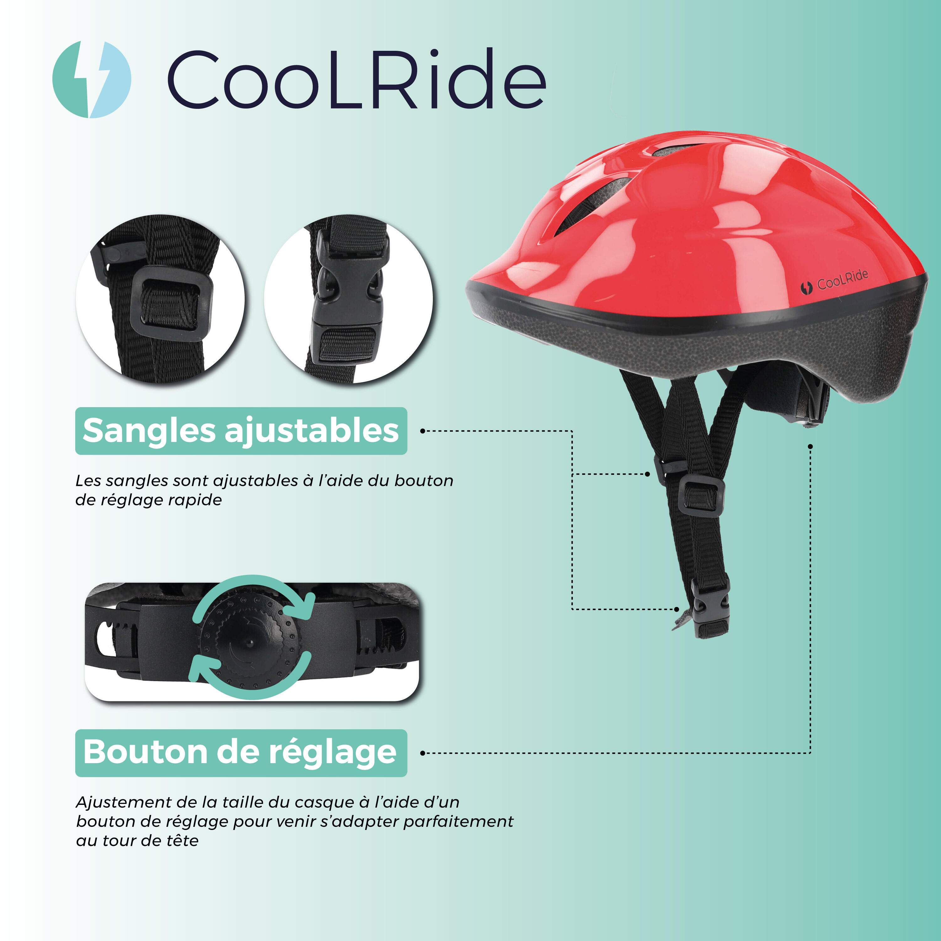 Casque enfant uni-couleur CooLRide 6/7