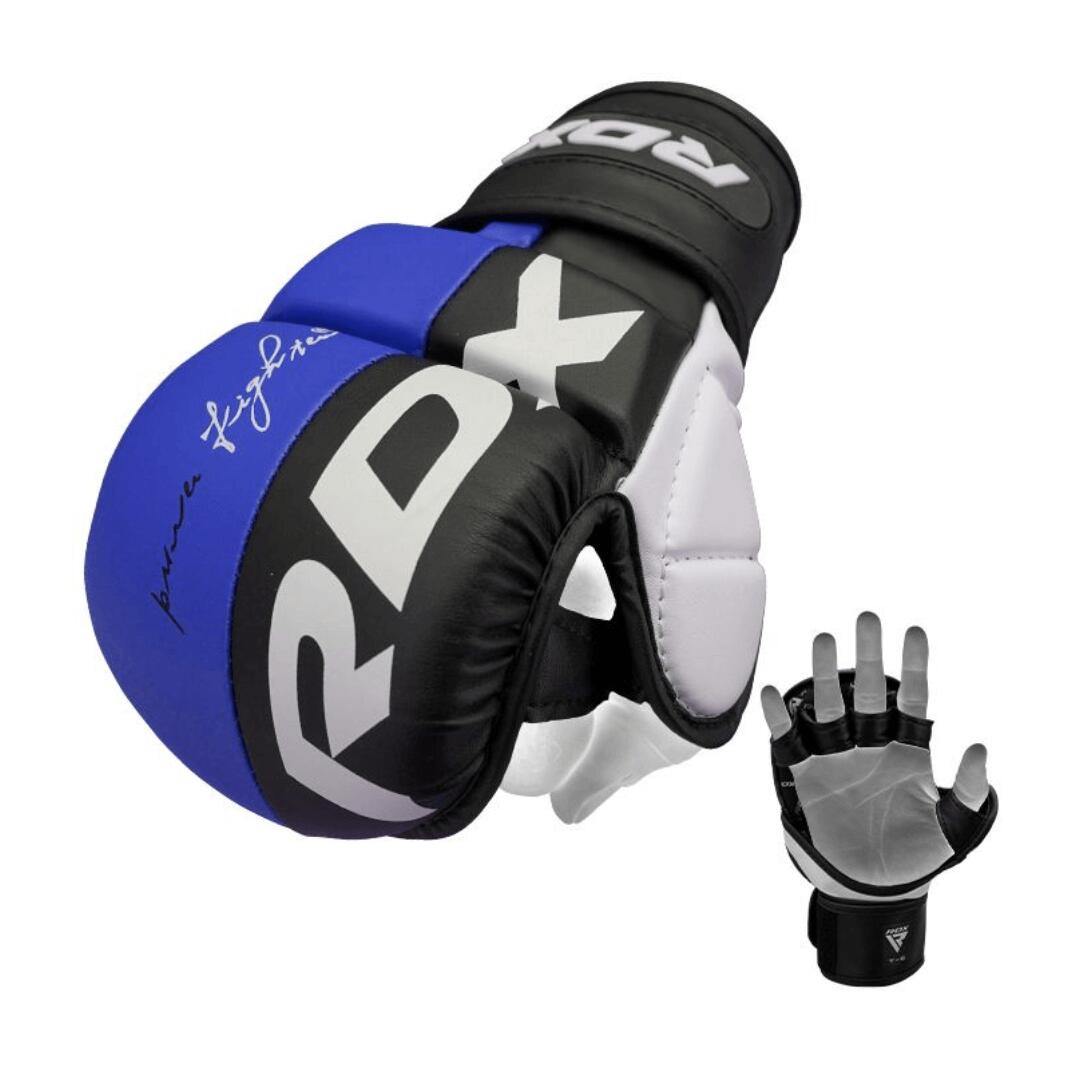 Rdx Sports - Gants Mma Rdx T6 Plus - Mitaines De Combat - Blanc|bleu|noir - 40 M - Decathlon