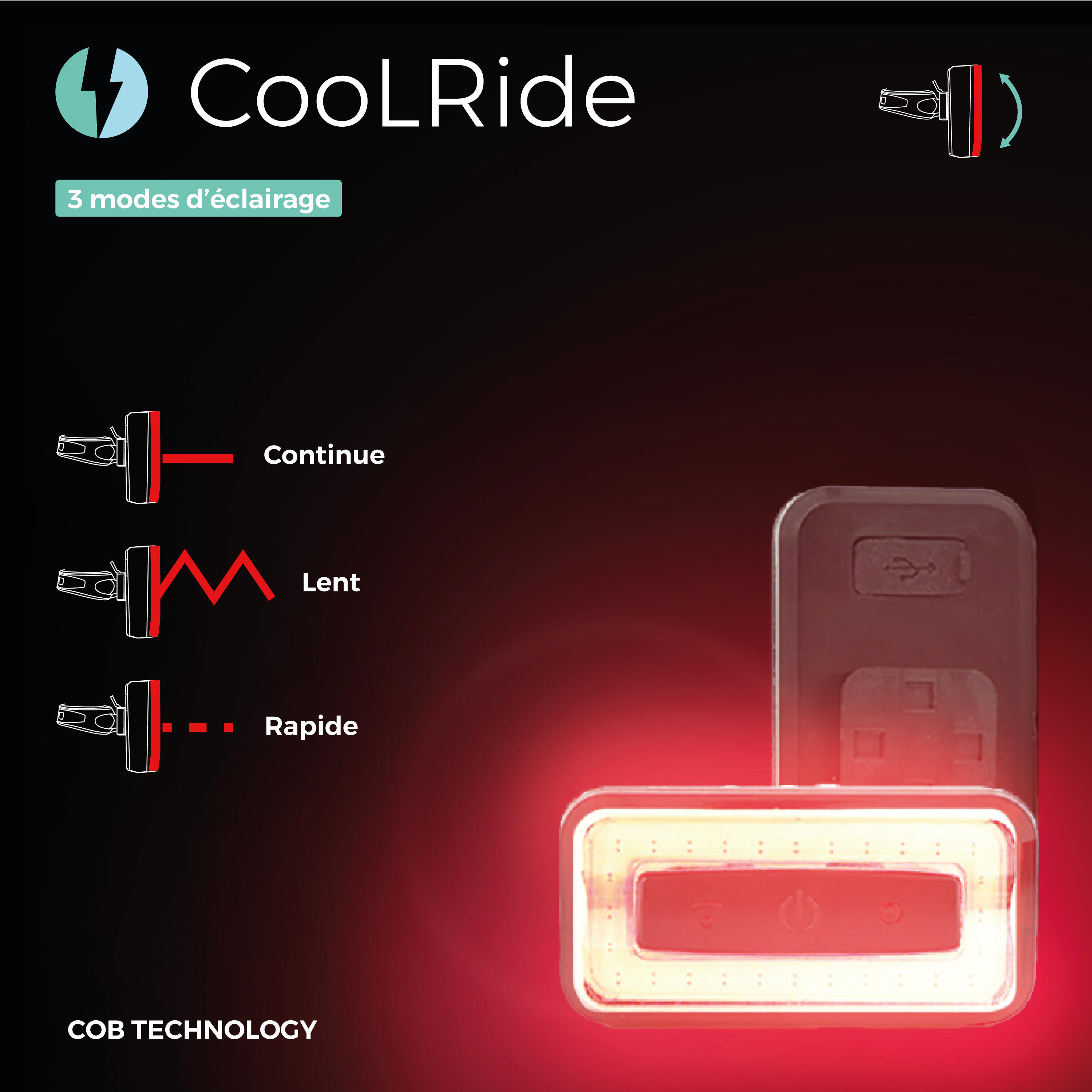 Eclairage LED multi-usages Cool Ride 3/4