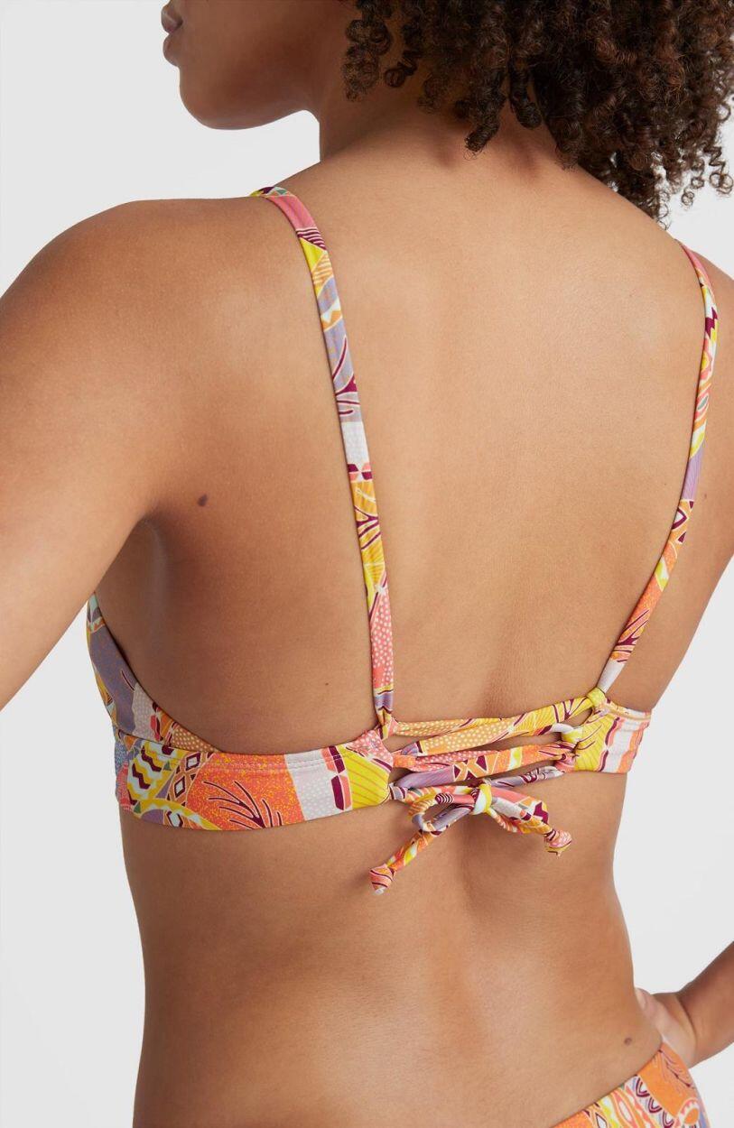 O'NEILL O'neill Vêtements de natation WAVE TOP  Femmes Yellow Scarf Print 5/5