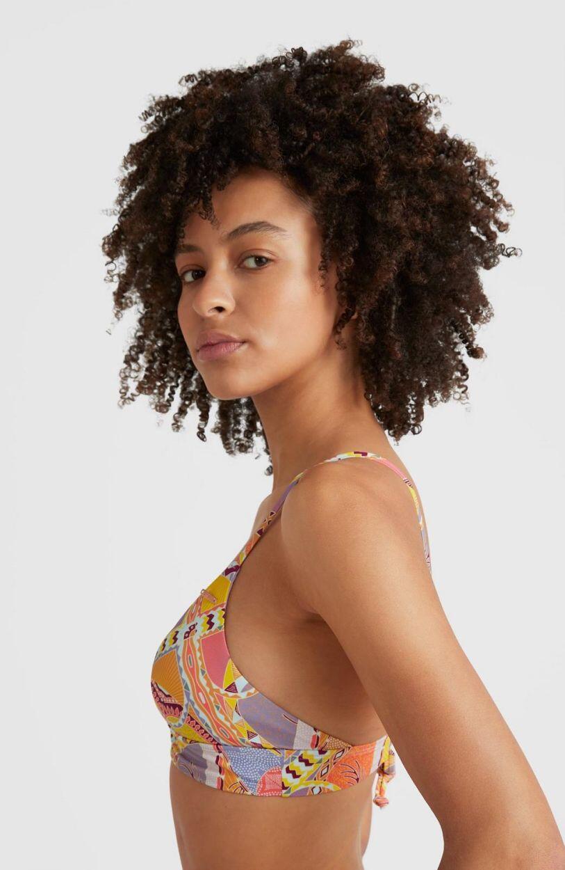 O'NEILL O'neill Vêtements de natation WAVE TOP  Femmes Yellow Scarf Print 4/5