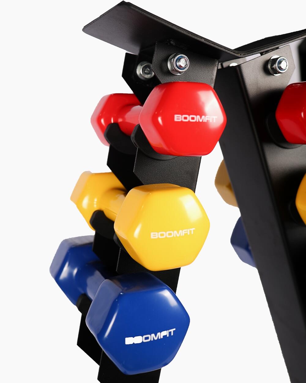 Dumbbell Opbergrek Zwart - BOOMFIT 3/4
