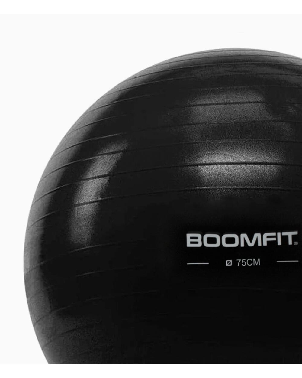 Balón de Pilates Negro 75cm - BOOMFIT 2/3