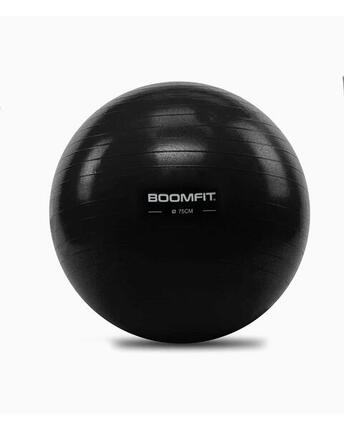Ballon de Pilates Noir 75cm - BOOMFIT