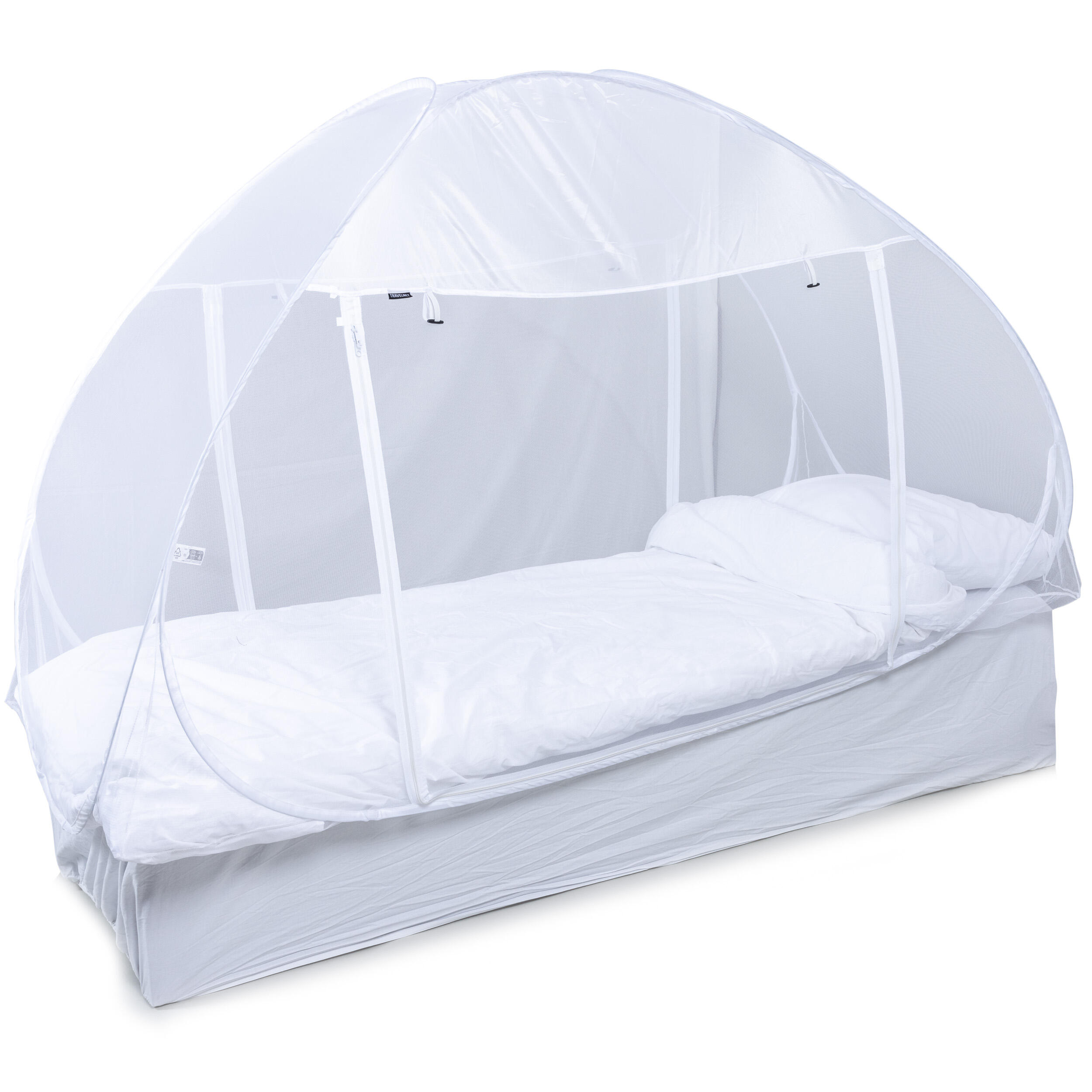 Deconet SET de Tentes Moustiquaires Pop-up 2x 1 personne tent- BLANC 5/6