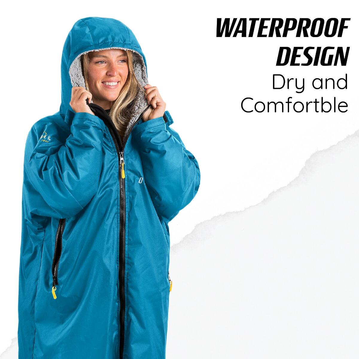 Osprey Adult Changing Robe, Waterproof Changing Robe Teal 4/6