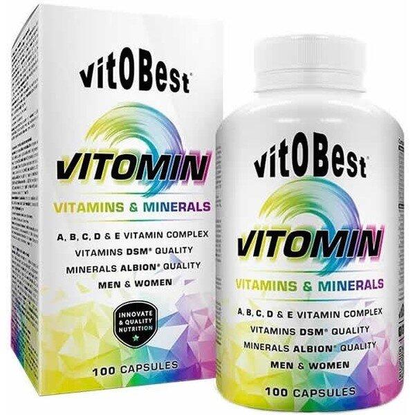 Vitomin - 100 capsules de VitoBest Exclusivo Online      18,40€  Preço por quantidade 184,00€kg VITOBEST Vitomin - 100 capsules de VitoBestVendido e expedido por: Masmusculo    