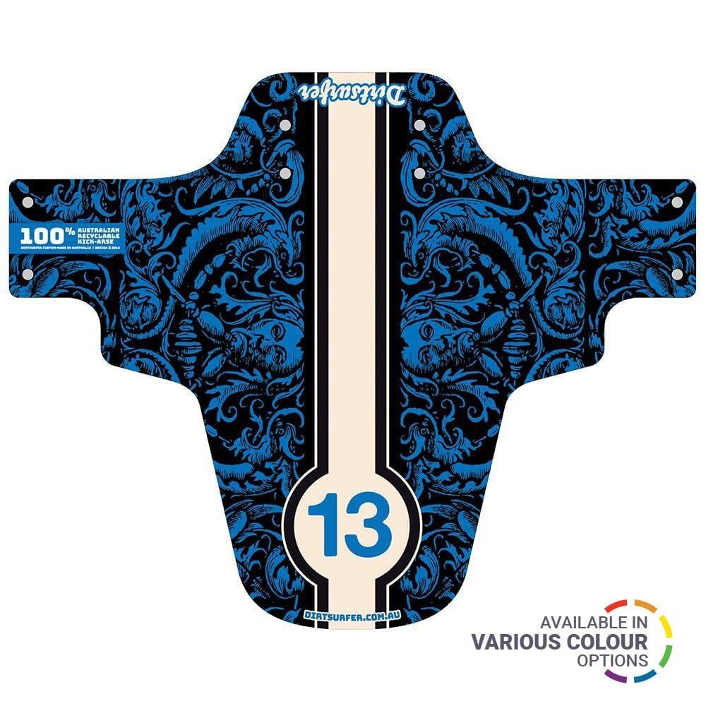 Dirtsurfer Mudguard - Demons Blue