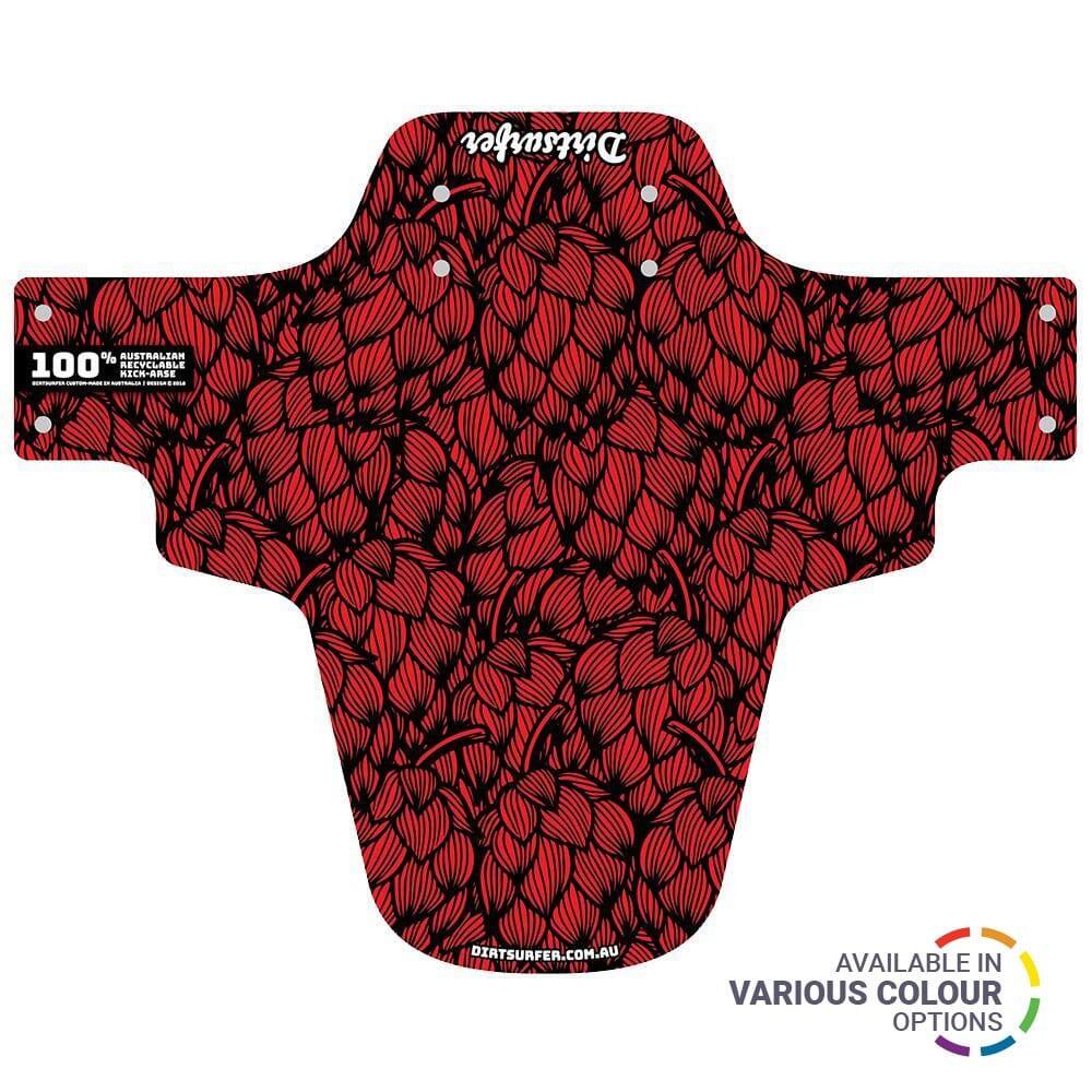 Dirtsurfer Mudguard - Hops Red