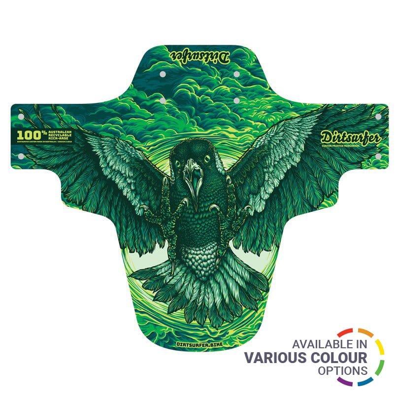 Dirtsurfer Mudguard - Swooping Magpie Green