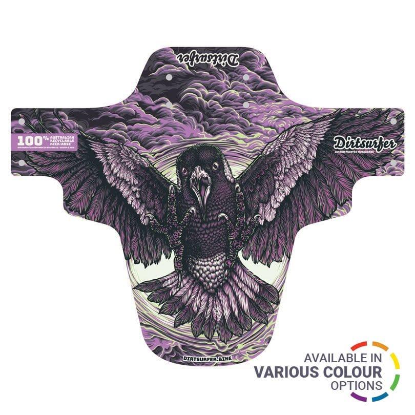 Dirtsurfer Mudguard - Swooping Magpie Purple