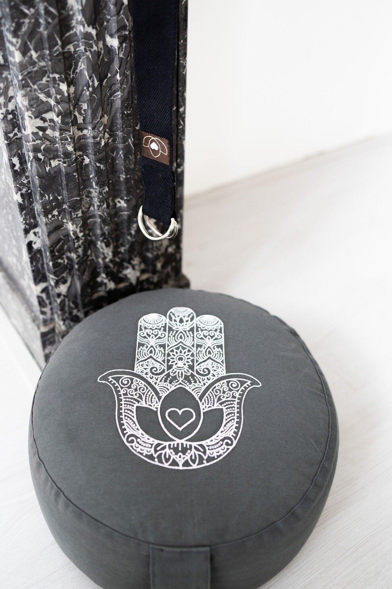 Lotus Yoga riem extra lang zwart 4/5