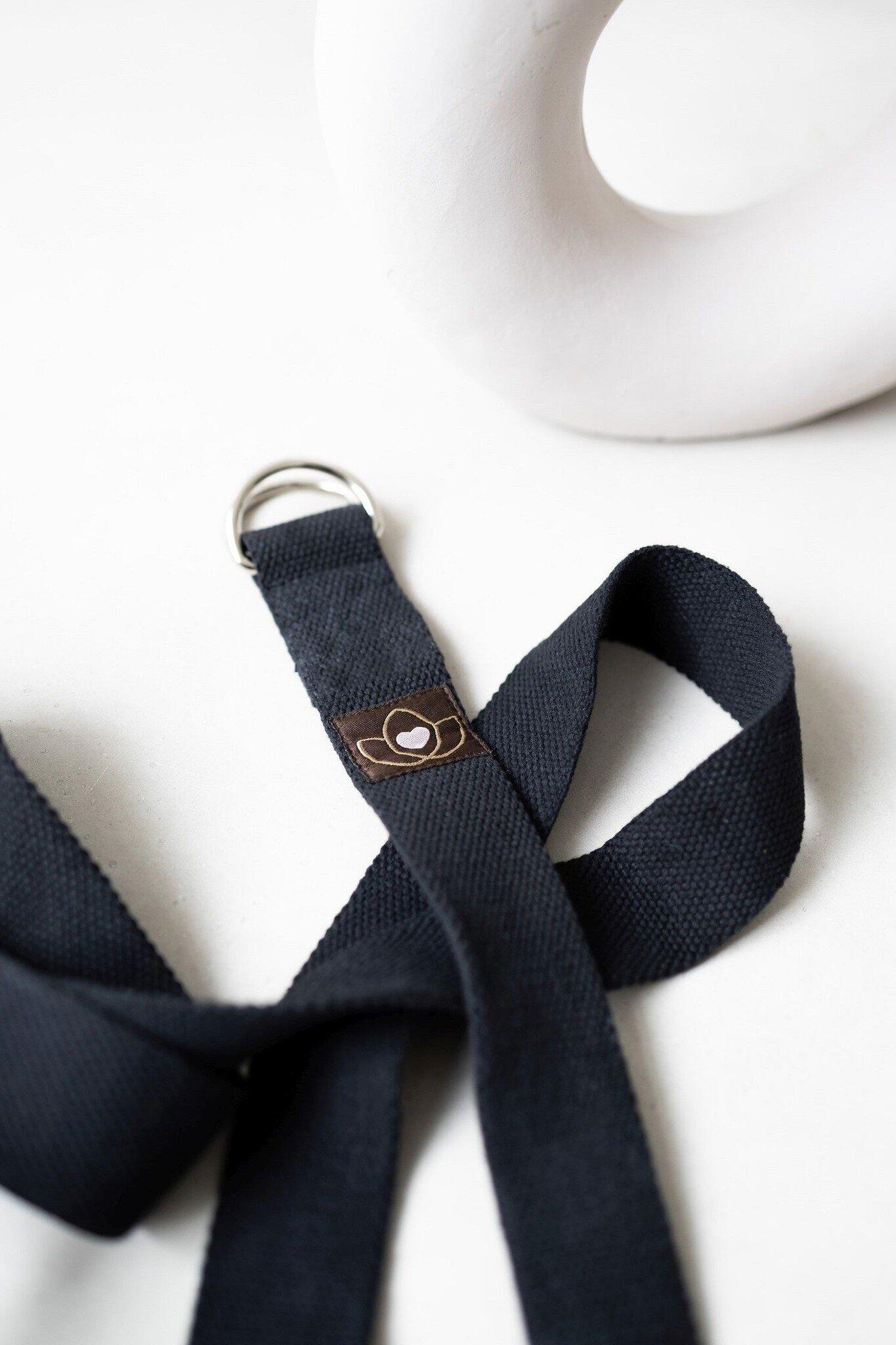 Lotus Yoga riem extra lang zwart 5/5