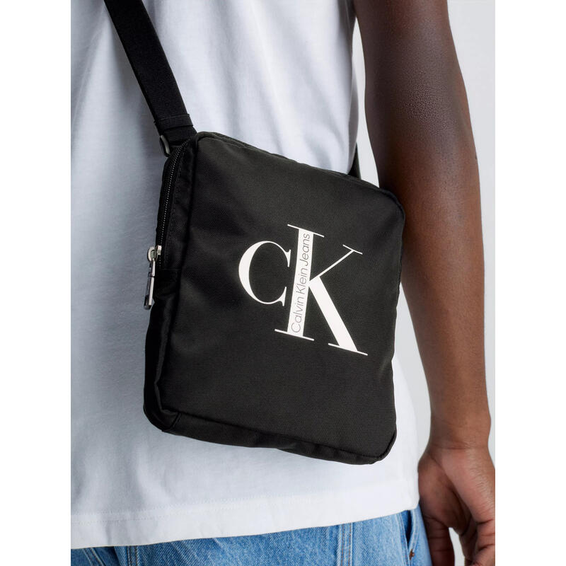 Sac Calvin Klein Recycled Crossbody Bag, Noir, Hommes