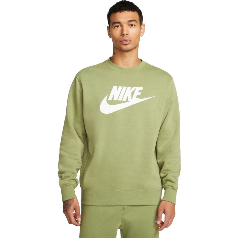 Blouse Nike Club Fleece Crewneck, Groen, Mannen