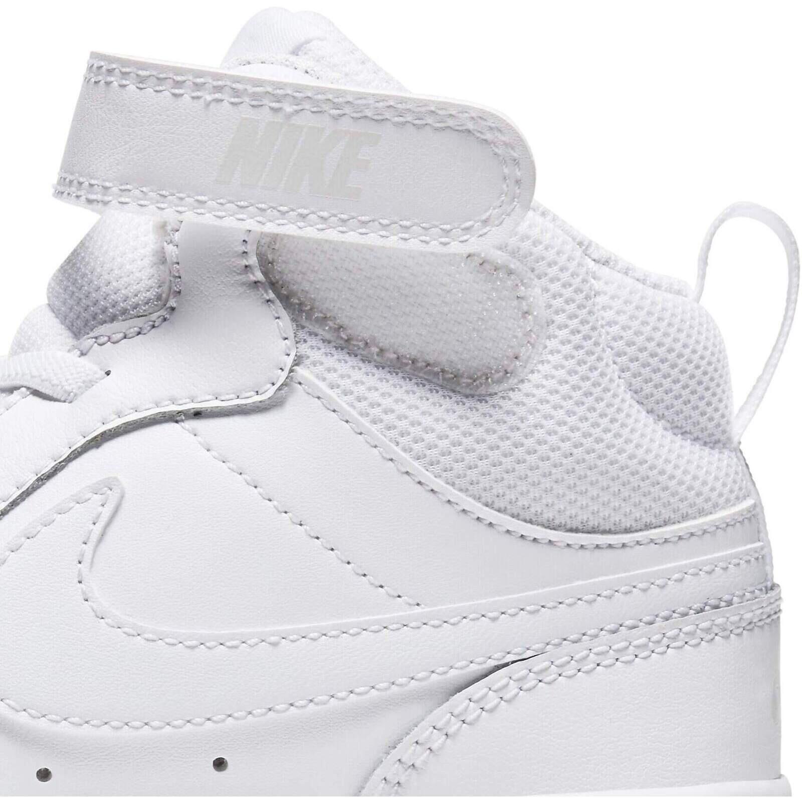 Zapatillas Nike Court Borough Mid 2 (PSV), Blanco, Niños 5/7