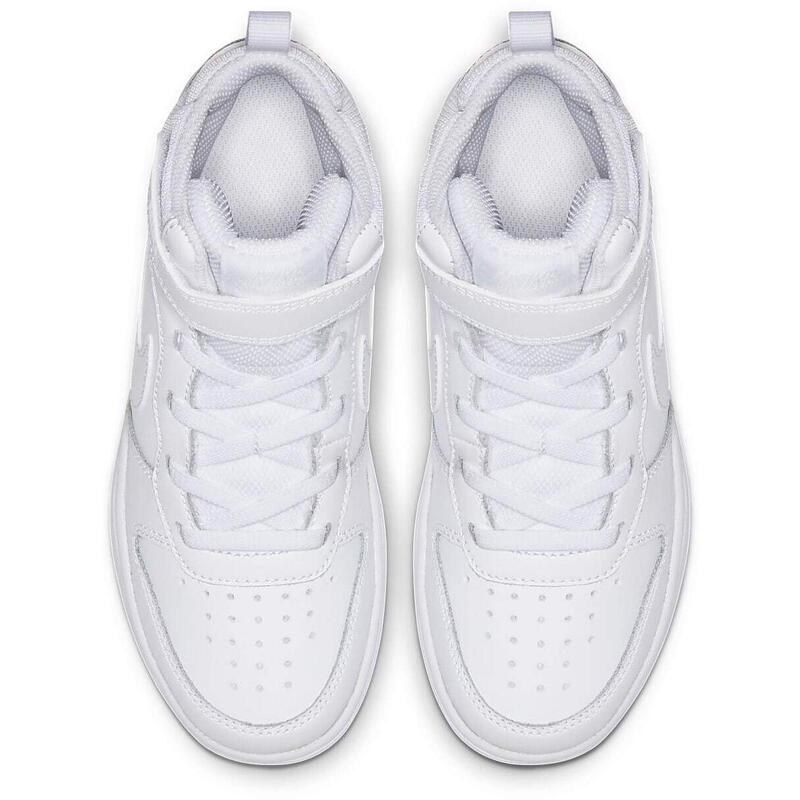 Pantofi sport copii Nike Court Borough Mid 2 (PSV), Alb