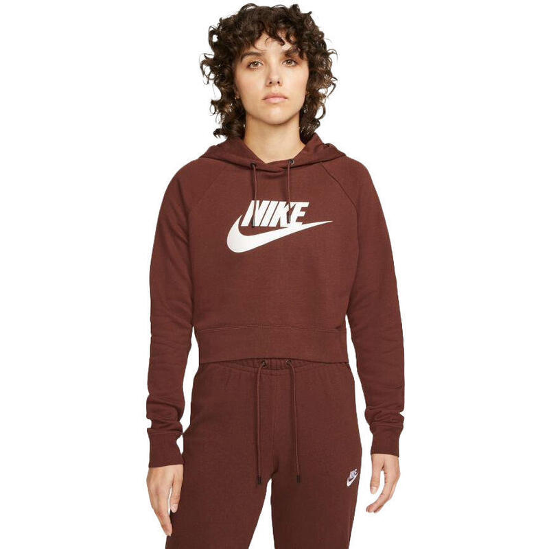 Hanorac femei Nike Sportswear Essential, Maro