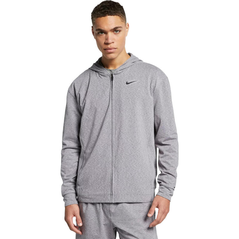 Kap Nike Full-Zip Yoga, Grijs, Mannen