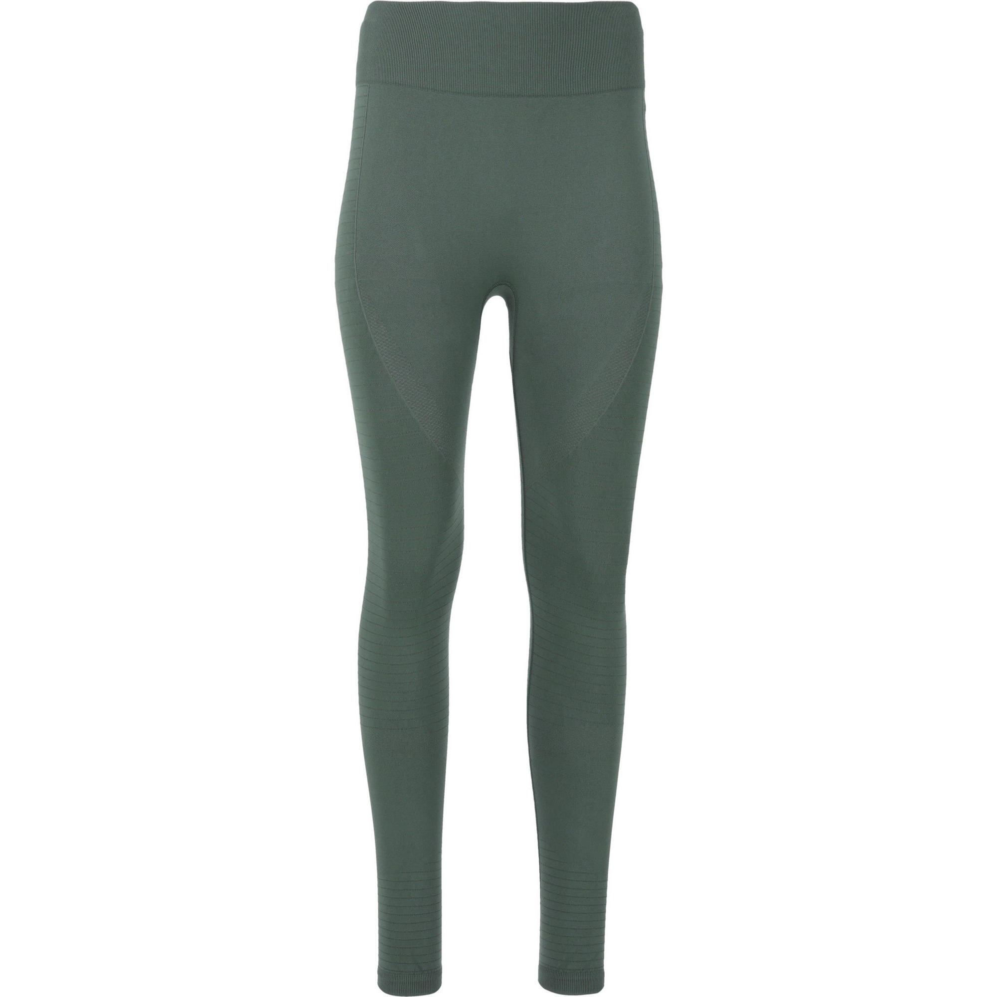Endurance - Legging Femme Athlecia Nagar - Legging - Gris|vert - 38 S - Decathlon