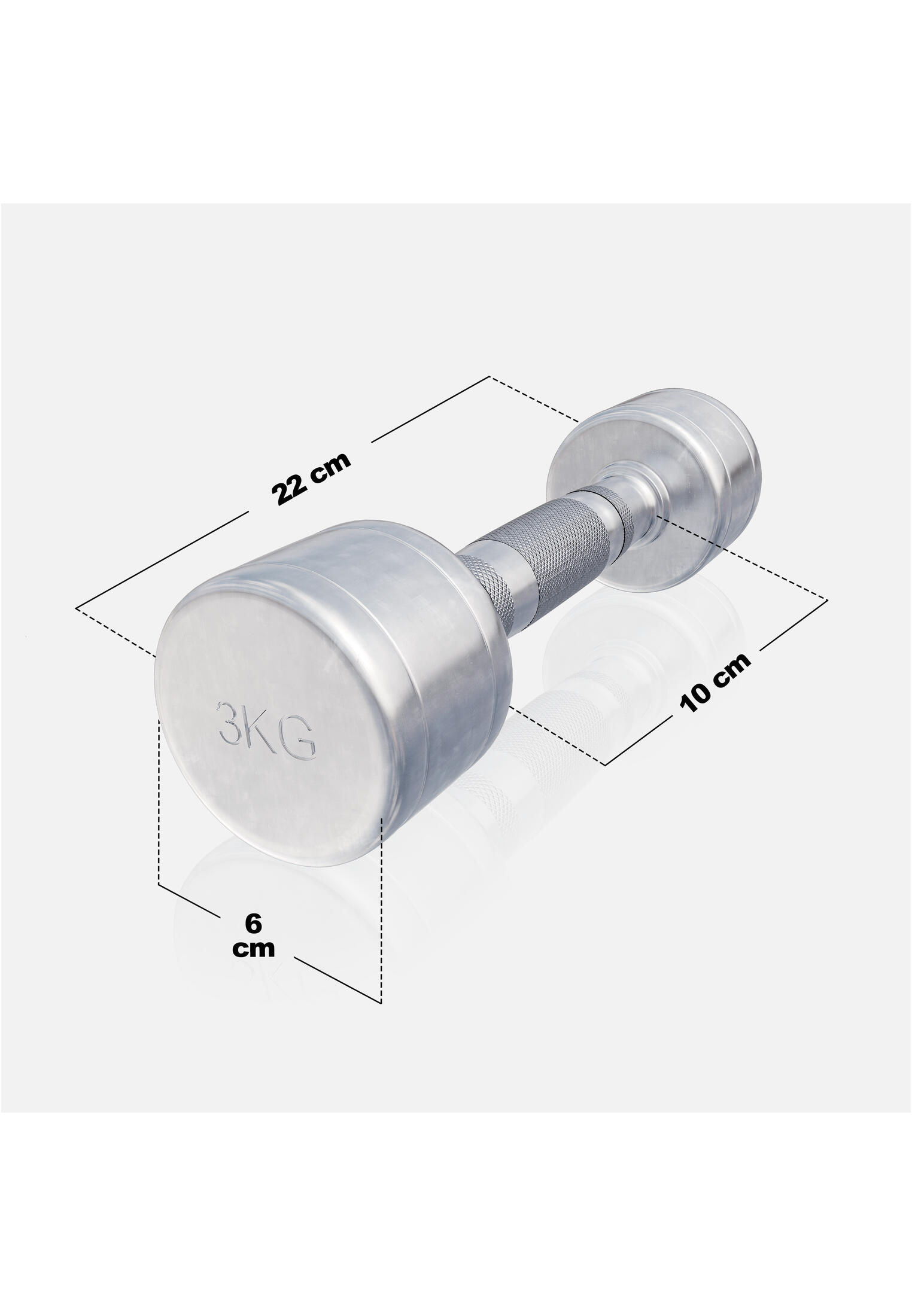 PAIRE D´HALTÈRES CHROMÉS | PREMIUM | MUSCULATION | AU CHOIX DE 4KG À 40KG 4/7