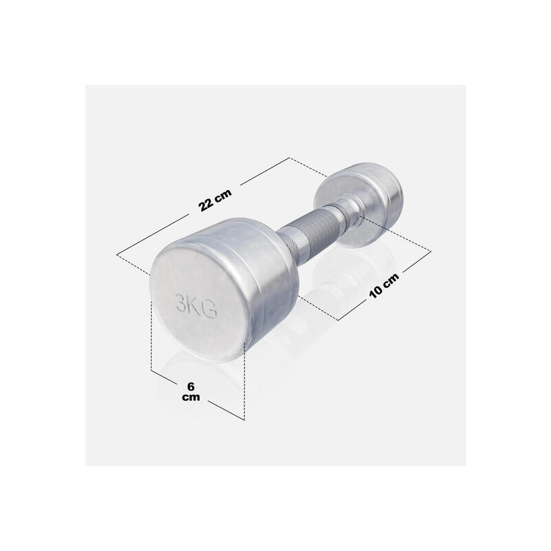 Haltère ScSports ® Jeu de Disques de Poids - Set de 27 kg, Barre d'Haltères et Plaques 6 x 2,5