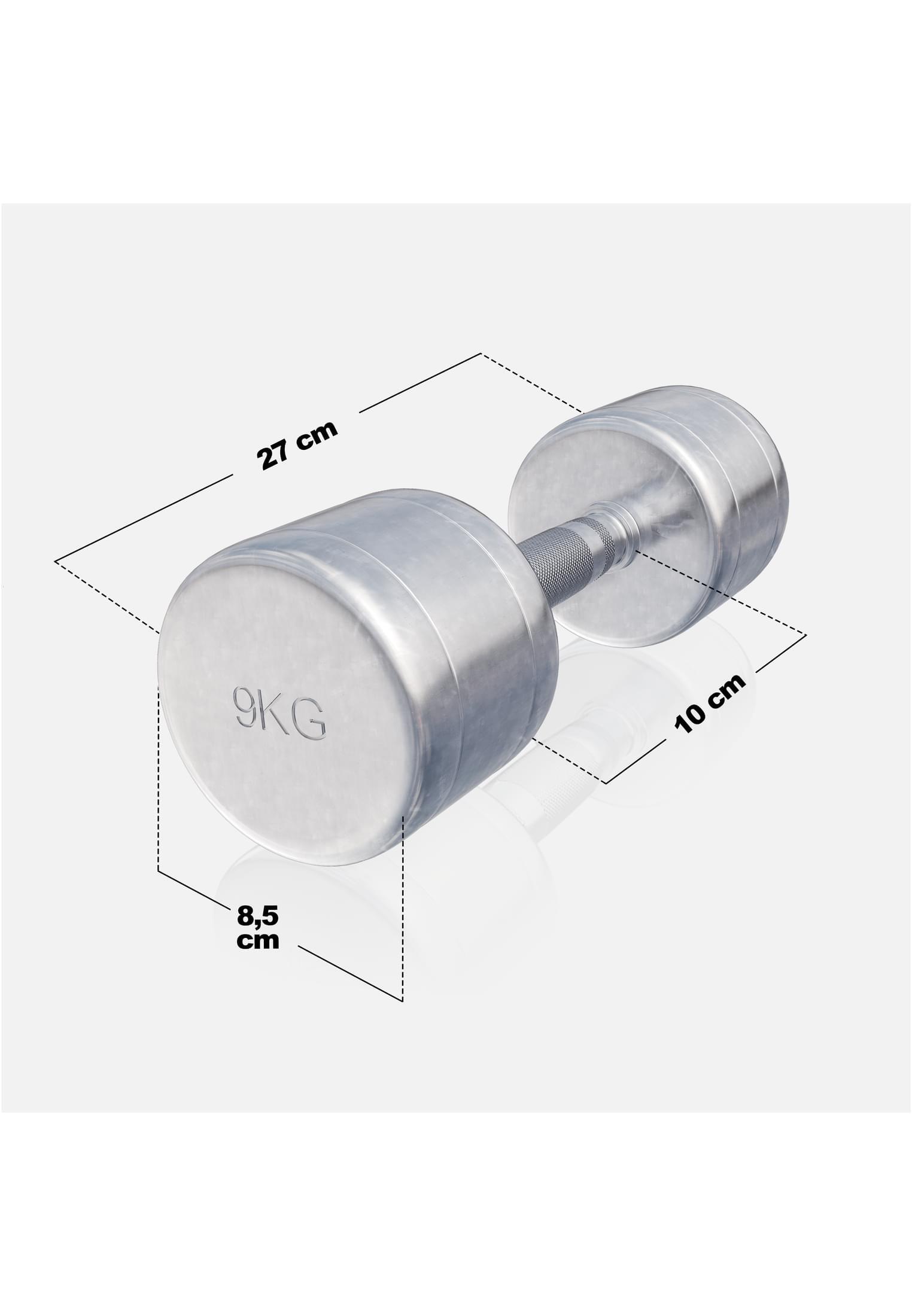 PAIRE D´HALTÈRES CHROMÉS | PREMIUM | MUSCULATION | AU CHOIX DE 4KG À 40KG 4/7