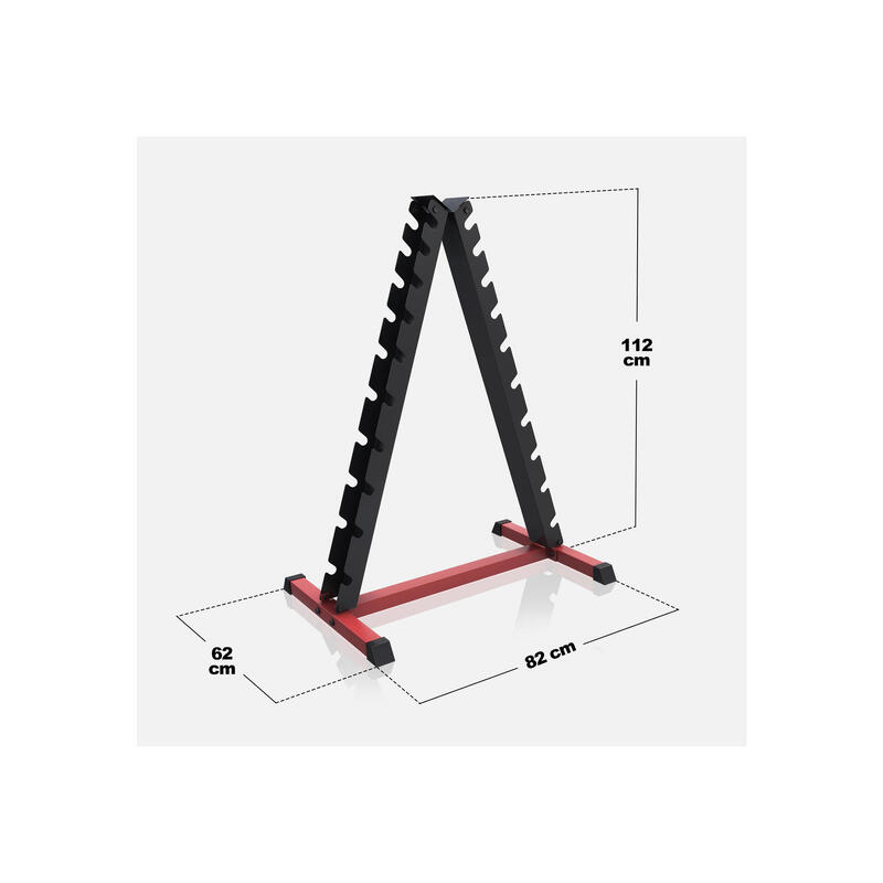 Set de 2 Gantere cromate cu greutate fixa Komplettset inkl. Hantelständer