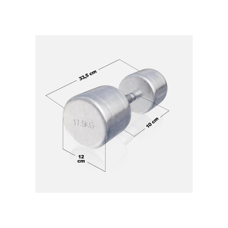 GORILLA SPORTS Kurzhantel Chrom 1 - 20 kg