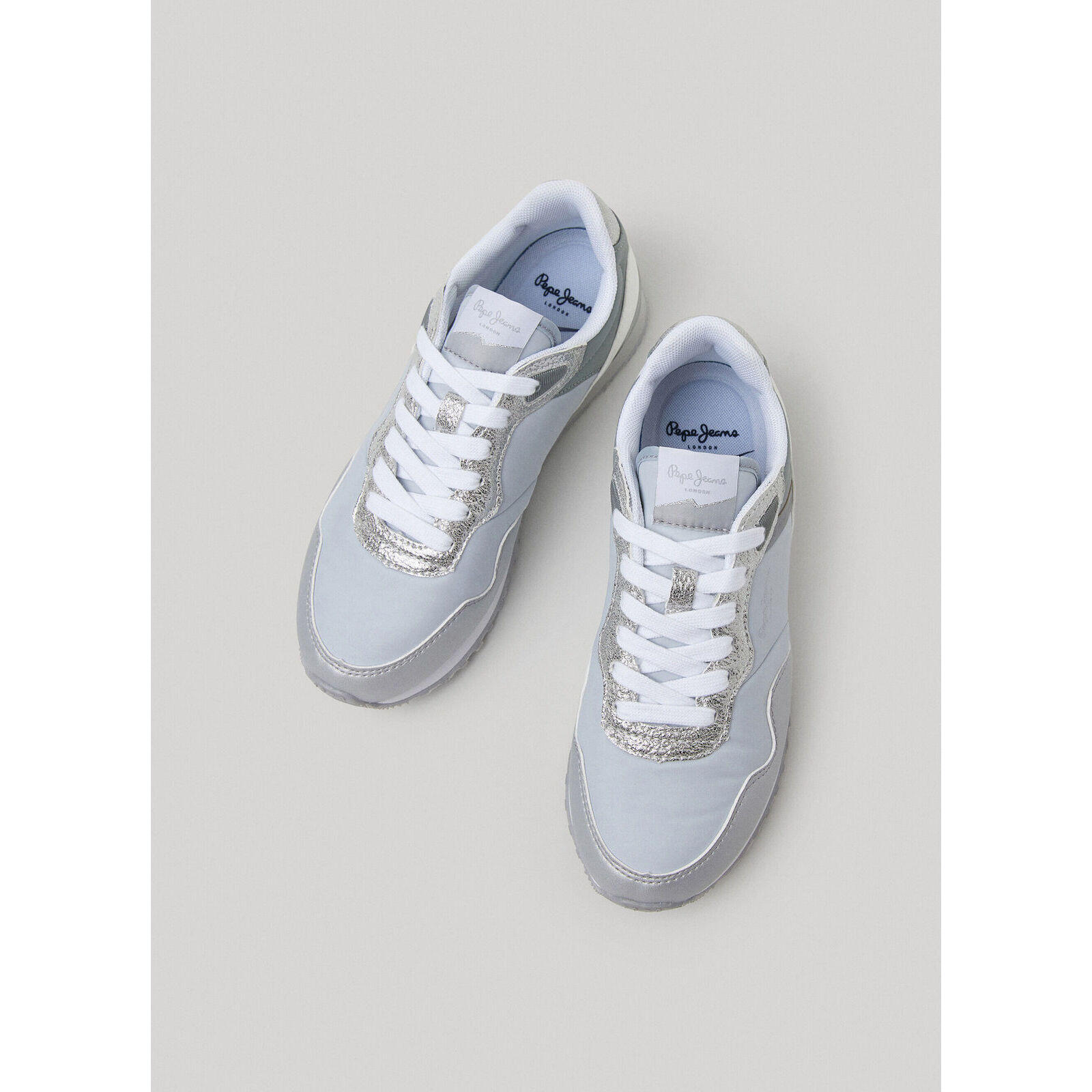 Sneakers Pepe Jeans London Albal W, Grijs, Dames PEPE JEANS